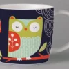 Folkland Barn Owl Mug - Black
